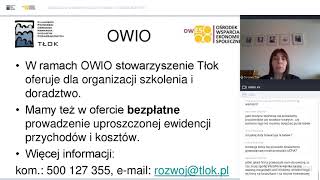 Uproszczona ewidencja przychodów i kosztów dla NGO  nagranie z webinaru [upl. by Ruthven]