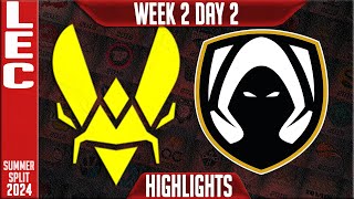 VIT vs TH Highlights  LEC W2D2 Summer 2024  Team Vitality vs Team Heretics Week 2 Day 2 [upl. by Vincelette]