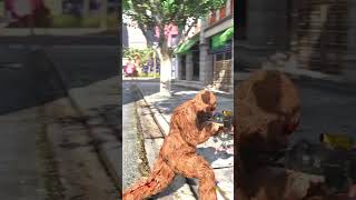 BIGFOOT got the AR with EXPLOSIVE ROUNDS GTA 5 [upl. by Renie]