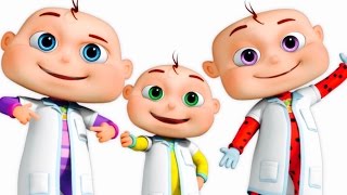 Five Little Babies Dressed As Doctors  Five Little Babies Collection  Zool Babies Fun Songs [upl. by Obel]