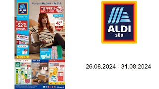 Aldi Süd Prospekt DE  vom 2608 bis 31082024 [upl. by Mmada183]