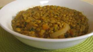 Moroccan lentils Recipe  CookingWithAlia  Episode 94 [upl. by Samale]