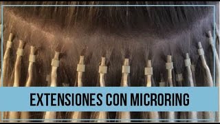 ¿Cómo se colocan las extensiones de micro ring [upl. by Meeki821]