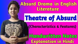 Absurd Drama in English Literature  Absurd Theatre  Absurd Drama  Absurd Literature  Absurdism [upl. by Notsob]