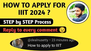 How to apply for IIIT in Telugu  IIIT updates 2024  IIIT NUZVID [upl. by Rocray208]