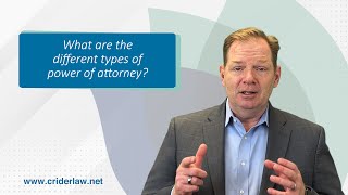 What are the different types of powers of attorney [upl. by Iznil]