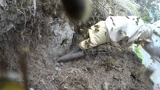 Wasp Nest Excavation in New Zealand  ViralHog [upl. by Otinauj]