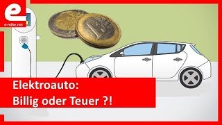 Elektroauto Kosten  Billiger oder teurer als Benzinauto [upl. by Ordnael508]