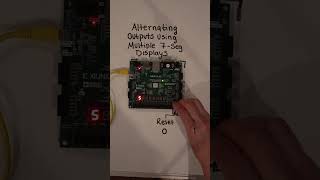 FPGA Alternating Outputs on Multiple 7Segment Displays [upl. by Ayoral]