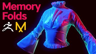 Adding Memory Folds to Clothes with Zbrush and Marvelous Designer [upl. by Ahsilem]