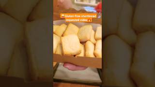 😜Glutenfree Shortbread youtube youtubeshorts kitchen recipe glutenfree mom love home bake [upl. by Anawat]