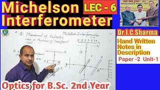 Michelson Interferometer Experiment for BSc 2nd year  Michelson Interferometer for BSc 2nd [upl. by Sitarski892]