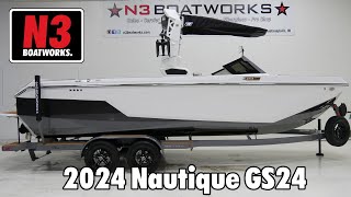 2024 Nauitque GS24  Mystic WhiteTungsten  Walk Through  N3 Boatworks [upl. by Attaynek]