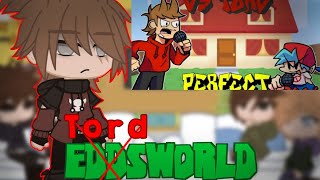 Eddsworld React Tord Mod fnf  Mod  My AU [upl. by Airitac]