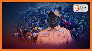 Raila Odinga leads second protest in the city [upl. by Osric429]