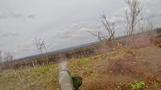 Combat GoPro  International Marksman Defending Bakhmut [upl. by Nodaj]