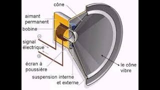 Haut parleur électrodynamique [upl. by Fasta]