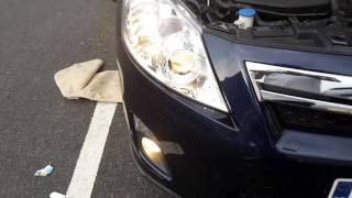 Toyota auris LED head lights conversion [upl. by Hakon]