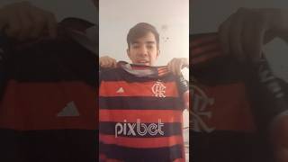 GANHEI UMA CAMISETA DO FLAMENGO 😍🔴 [upl. by Ytsirc]