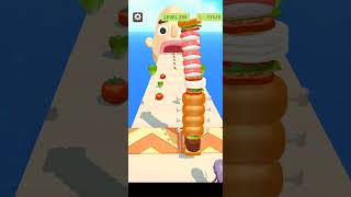 Sandwich Runner🥪🍎❤️‍🔥New Update Level All sandwichrunner gaming shorts viralgameplay [upl. by Enaile415]