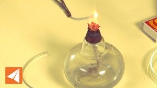 Magnesium burns to combine with oxygen  Types of Reactions  Chemistr [upl. by Sammons710]