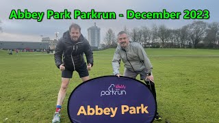 Abbey Park Parkrun  December 2023 [upl. by Fredek]