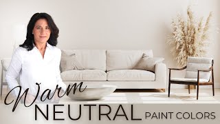 Best Light Warm Neutral Paint Colors To Balance Your Space  Interior Design [upl. by Sillig793]