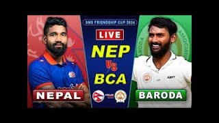 Nepal vs baroda t20 match sms friendship cup [upl. by Mallis]