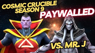 Annihilators More Like Annihilated Cosmic Crucible Season 9 Paywalled Marvel Strike Force MSF [upl. by Anhpad]