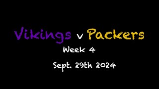 Vikings vs Packers Live Play by Play amp Reaction [upl. by Lyrret437]