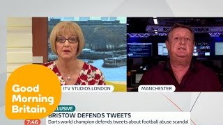 Mother Calls Eric Bristow quotthe Most Offensive Man thats Breathed Oxygenquot  Good Morning Britain [upl. by Pembroke354]