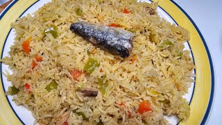 Cette façon de sauter le riz à la sardine est simplement magnifique Riz grasfried rice [upl. by Piwowar]