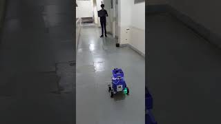 Autonomous Human Detection and Following Bot robotics raspberrypi [upl. by Rawde]