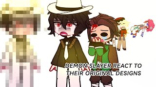 Demon slayer characters react to their ORIGINAL DESIGN OG idea ig Manga spoiler 20K SPECIAL [upl. by Gustie848]