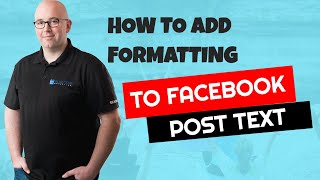 How to add text formatting to your Facebook or IG posts [upl. by Anirol]