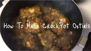 Chef Jay Crockpot Oxtails [upl. by Akcinat836]