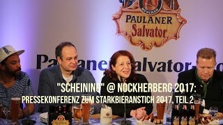 quotScheiningquot  Nockherberg 2017 Pressekonferenz zum Starkbieranstich 2017 Teil 2 [upl. by Aneed]