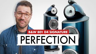 STRAIGHT to the HEART Bowers amp Wilkins 801 D4 Signature Review [upl. by Parlin]