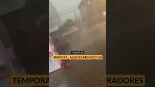 Temporal assusta moradores de TapejaraRS na tarde desta segunda feira dia 11 de novembro de 2024 [upl. by Iey]