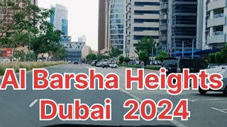 Dubai 4k Al Barsha Heights  Tecom  Al Barsha  Malik Almir [upl. by Markos95]