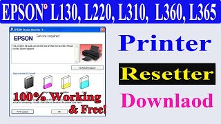 Epson Adjustment Program Activation and Reset Tutorial for Epson Printers [upl. by Eemla739]