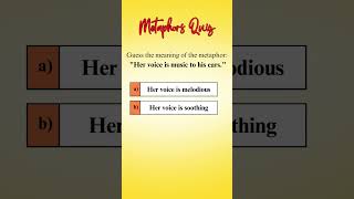 Metaphors Quiz shorts [upl. by Salokcin628]