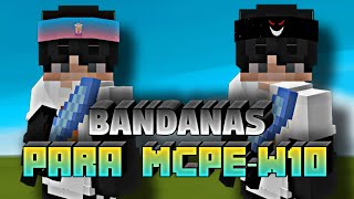 BANDANAS DE BADLION CLIENT  PARA MCPE  SKY WARS ⚡⚡⚡ [upl. by Collayer]