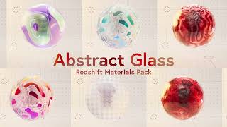 Procedural Abstract glass Redshift Materials Pack [upl. by Ericha]