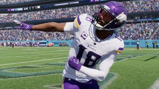 Minnesota Vikings vs Tennessee Titans  NFL Week 11 2024 Full Game Highlights  Madden 25 Sim [upl. by Conchita]