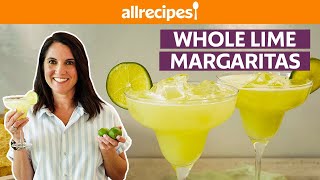 How to Make Whole Lime Margaritas  Summer Cocktail  Get Cookin  Allrecipescom [upl. by Maribel]