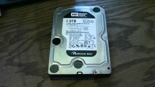 WD Caviar Black 1TB Noise normal or failing [upl. by Tannie]