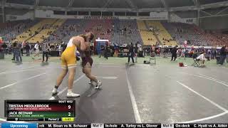 Junior 220 Jack Bednar Ukiah High School Wrestling Vs Tristan Middlebrook Lake Gibson High School [upl. by Ahsiel851]