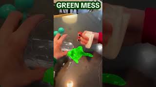 MAKING A GREEN MESS shorts [upl. by Lonni]