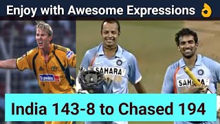 India vs Australia 7th ODI 2007 Highlights  🇮🇳 India 1438 to Chased 194 [upl. by Shawnee]